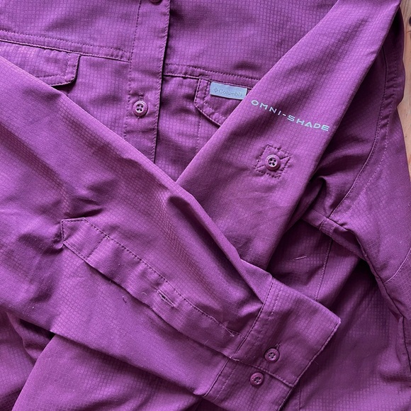 Columbia omnishade hiking UPF shirt - Picture 5 of 6
